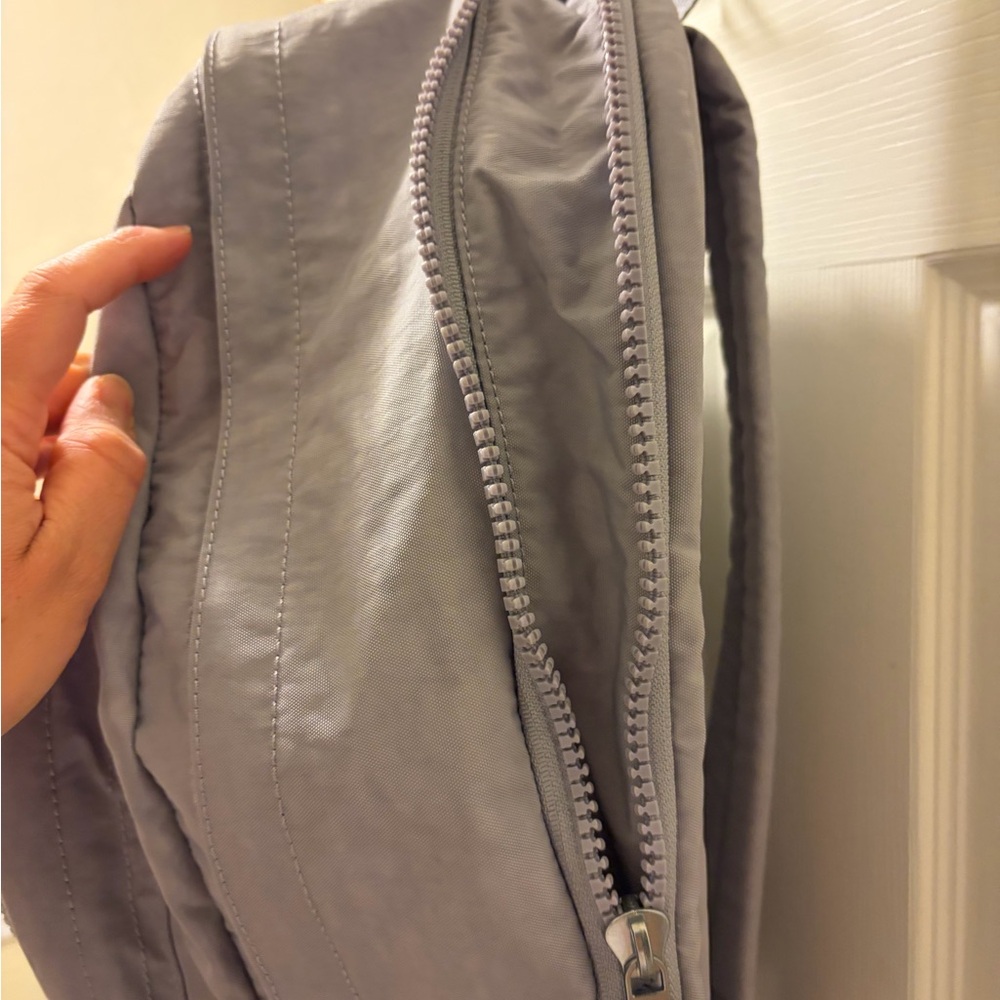 Kipling light purple expandable Backpack with mon… - image 4